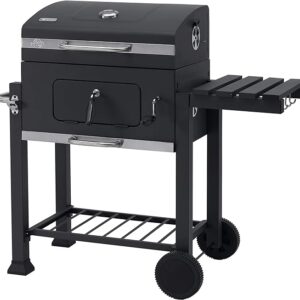 Tepro Toronto Click - Barbacoa de carbón, antracita y acero inoxidable